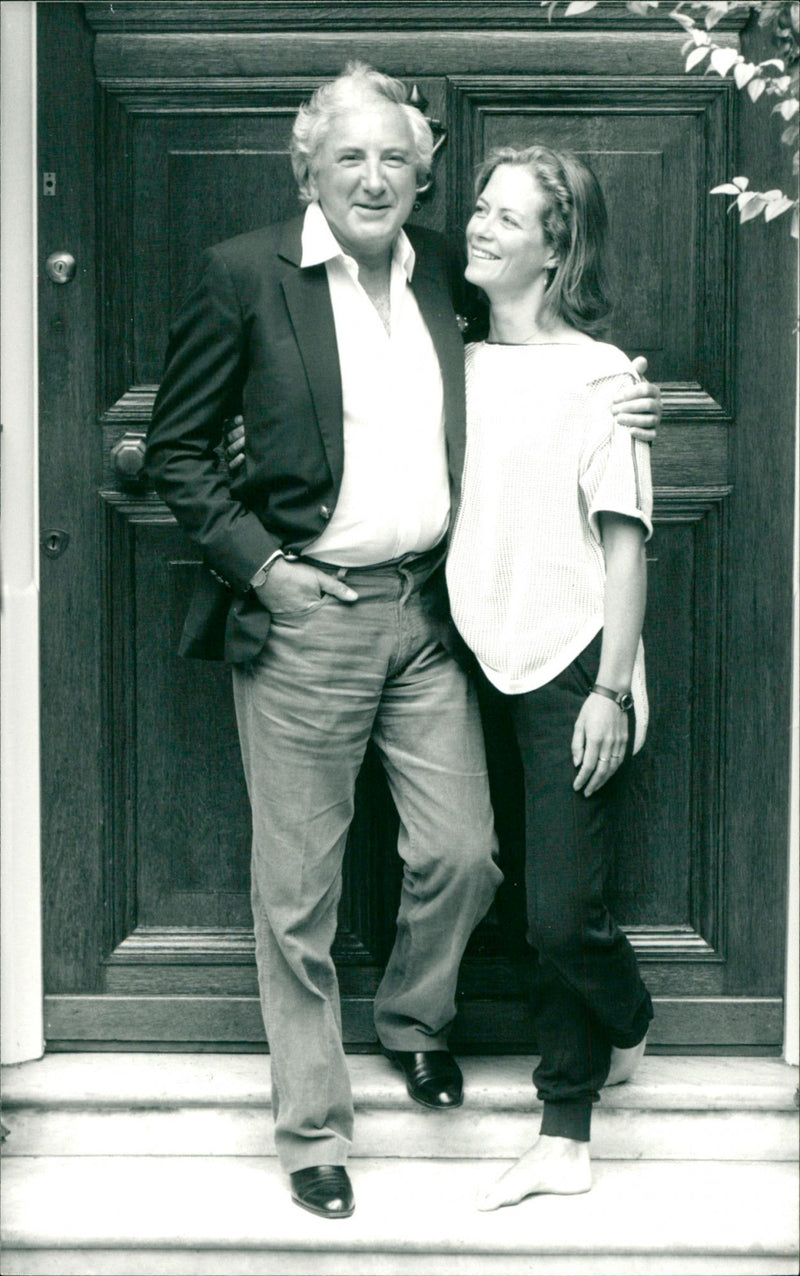 Jenny Seagrove and director Michael Winner - Vintage Photograph