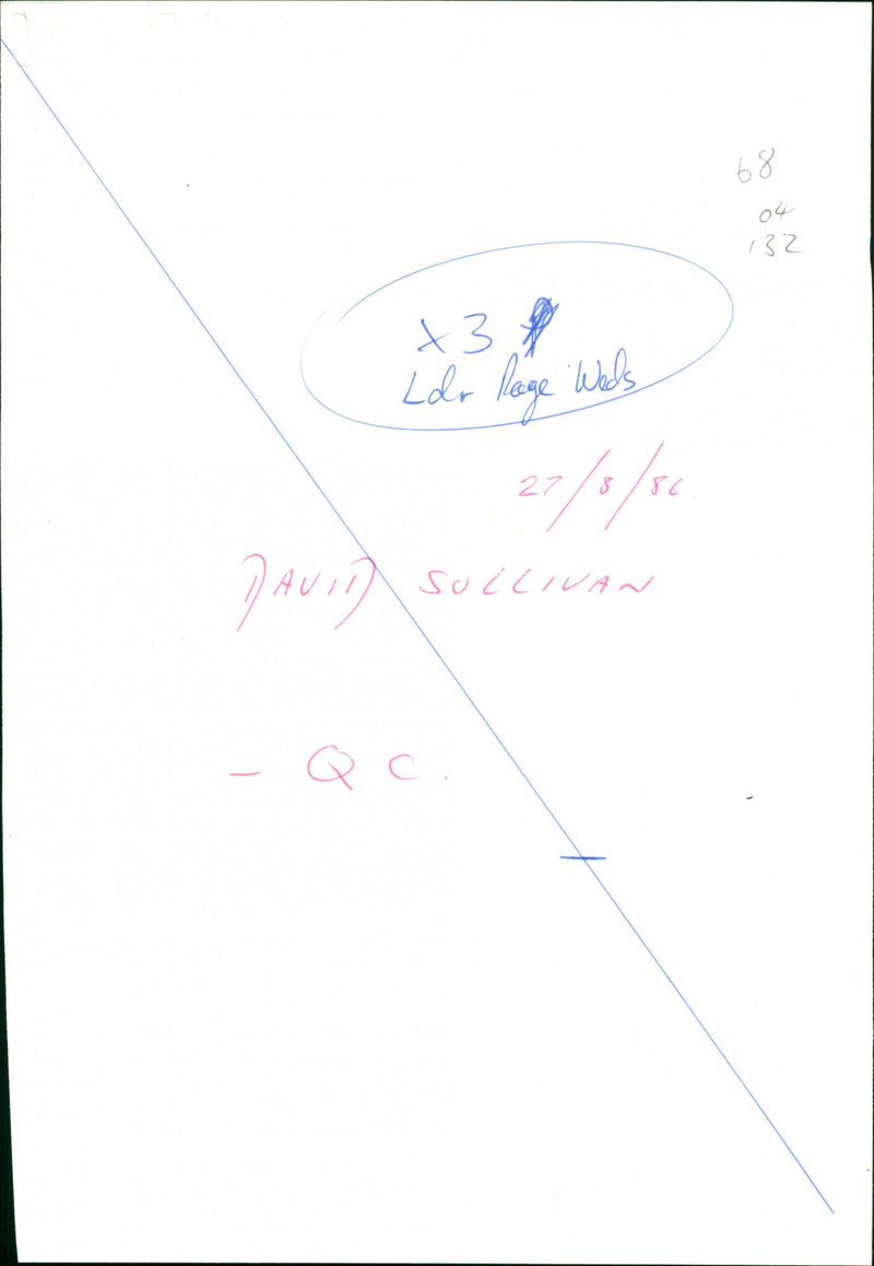 David Sullivan - Vintage Photograph