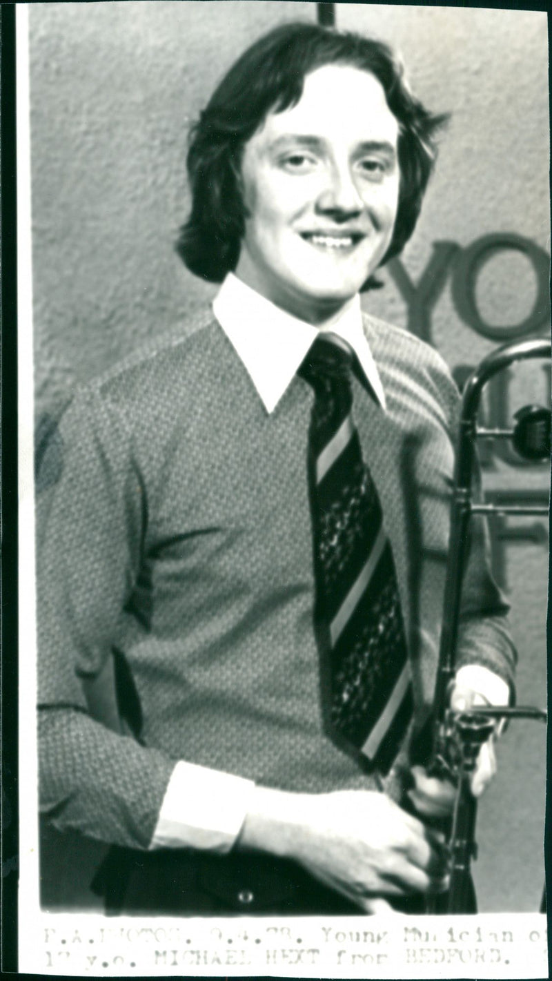 MUSICIAN MICHAEL - Vintage Photograph