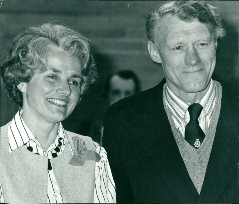 Politician Eldon Griffiths with his wife Sigrid Griffiths. - Vintage Photograph