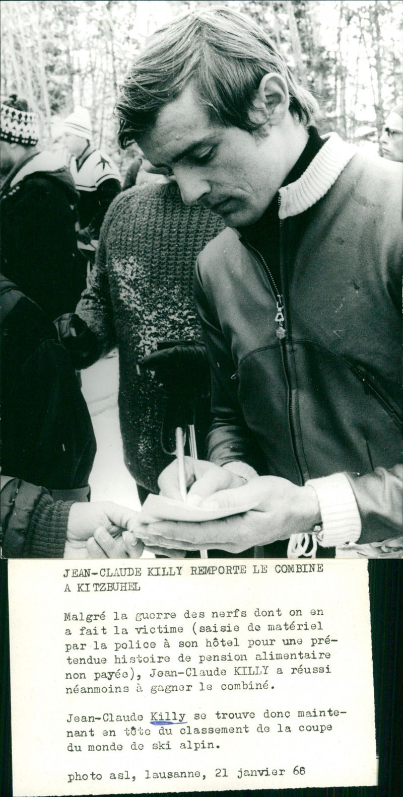 Jean-Claude Killy - Vintage Photograph