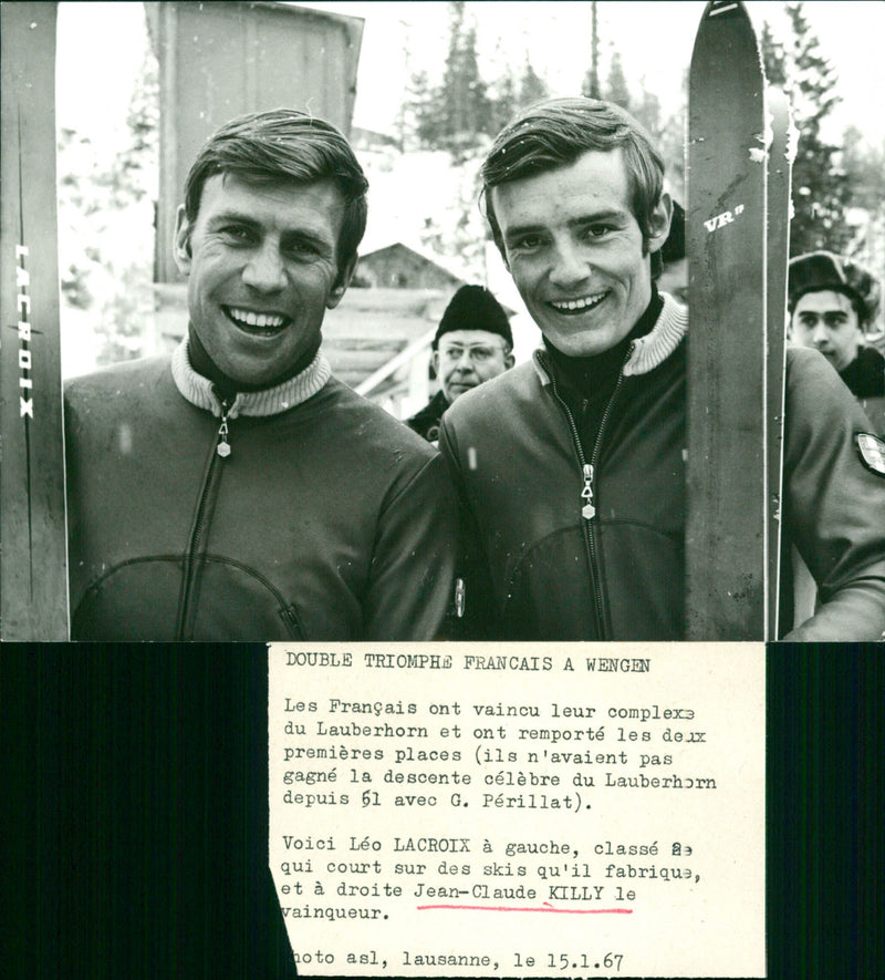 Jean-Claude and Léo Lacroix - Vintage Photograph