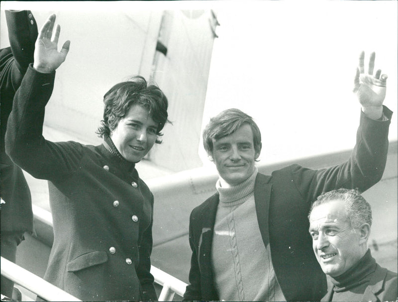 Jean-Claude Killy and Goitschel - Vintage Photograph