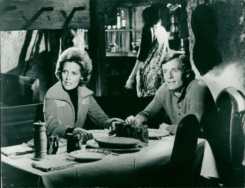 Jean-Claude Killy with Danielle Gaubert - Vintage Photograph