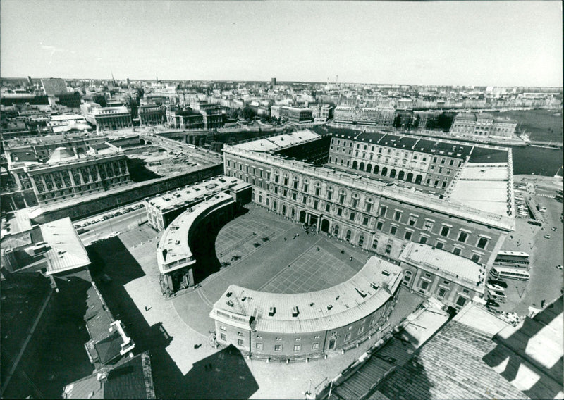 Stockholm, Aerial pictures - Vintage Photograph