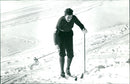 Britt Strandberg, Swedish cross-country skier - Vintage Photograph