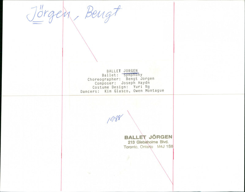 Jörgen Bengt - Vintage Photograph