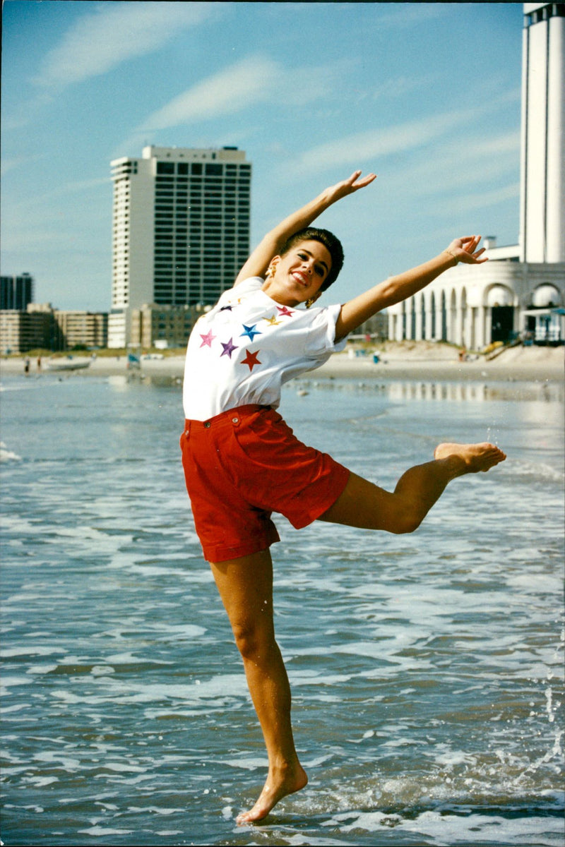 Heather Whitestone winner of Miss America 1994 - Vintage Photograph