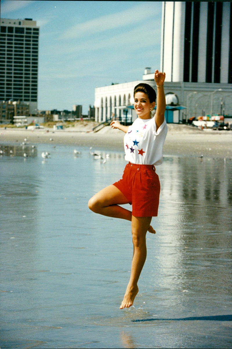 Heather Whitestone winner of Miss America 1994 - Vintage Photograph