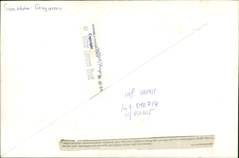 Gotgatan - Vintage Photograph