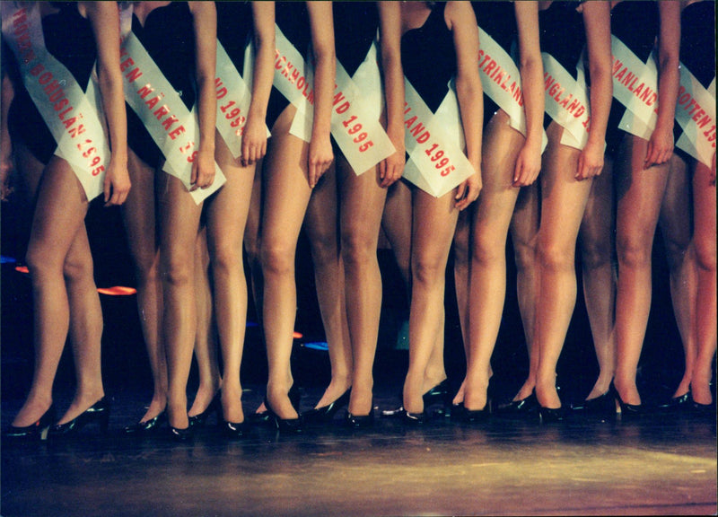 Miss Sweden competition at Berns - Vintage Photograph