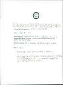 Ulla Trenter and the Association of Crime Writers in Stockholm - Vintage Photograph