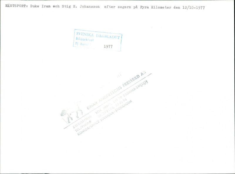 Duke Iran - Vintage Photograph