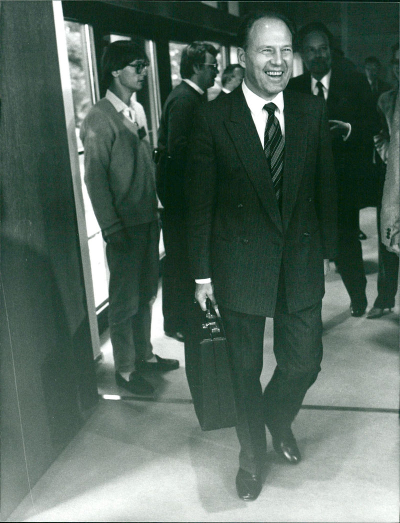 Jurgen Warne, Politician West Germany. - Vintage Photograph