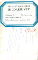 Otto Warburg Nobel Laureate Chemistry 1931 - Vintage Photograph