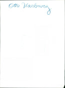 Otto Warburg Nobel Laureate Chemistry 1931 - Vintage Photograph