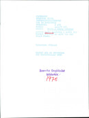 1977 HERE EVERY BILDEI SVENSKA DAGBLADET EVERT USED POET ARTIST - Vintage Photograph