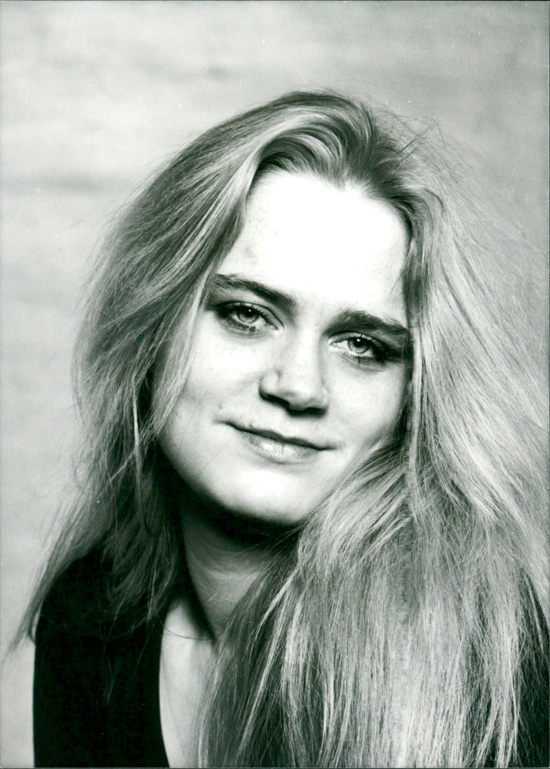 Monica Törnell, musician - Vintage Photograph