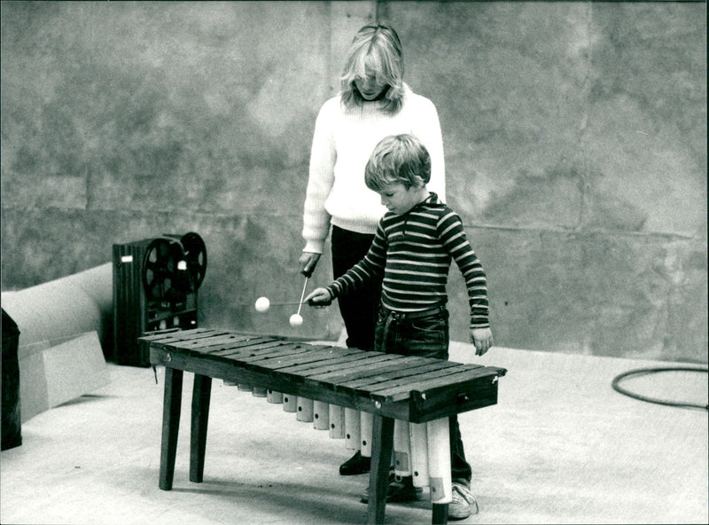 Fryshuset's concert hall. - Vintage Photograph