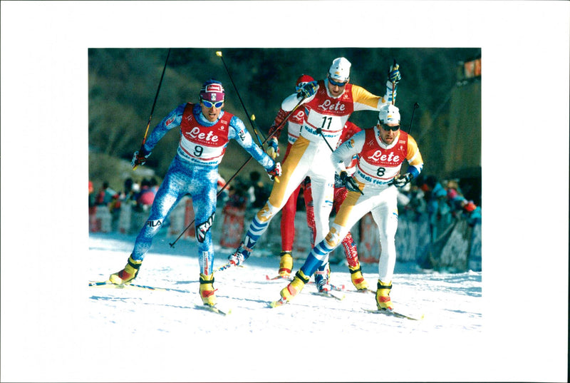 Cross country skis - Vintage Photograph