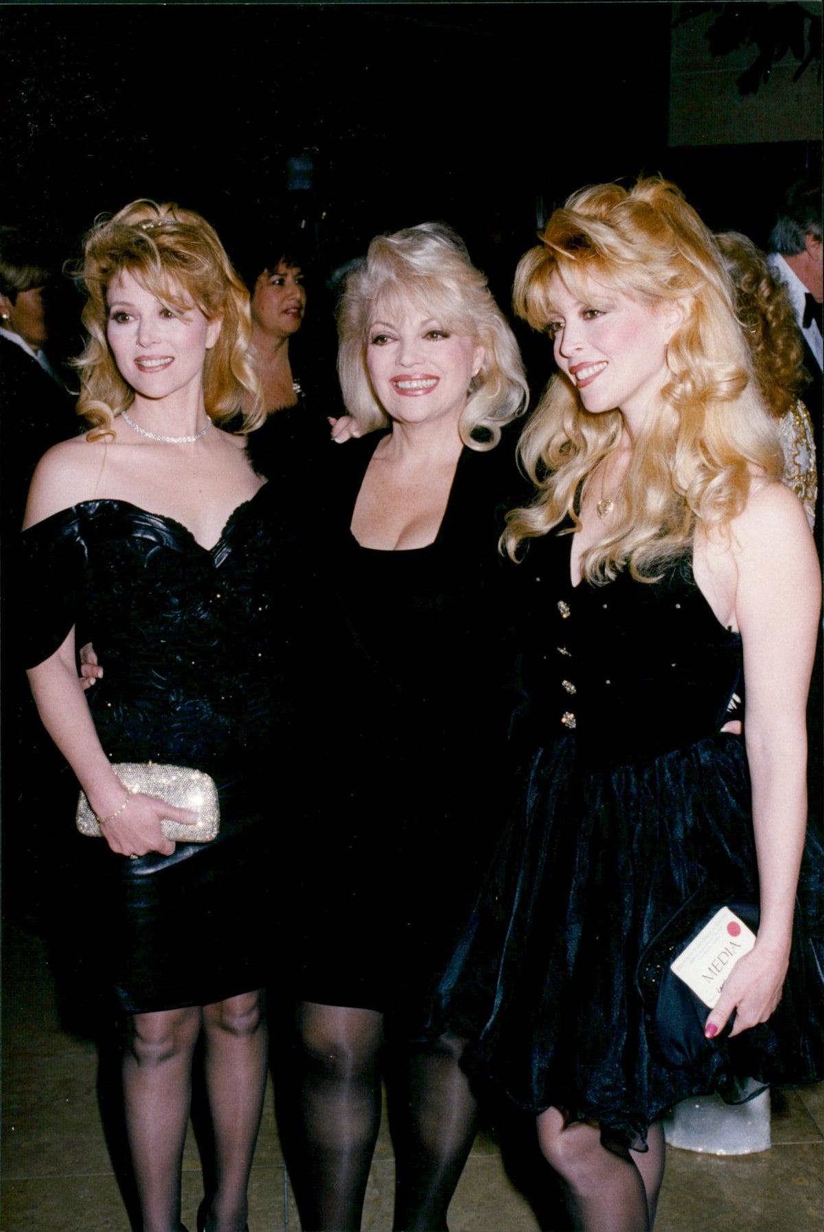 Audrey Landers and Judy Landers with their mother. - Vintage Photograp