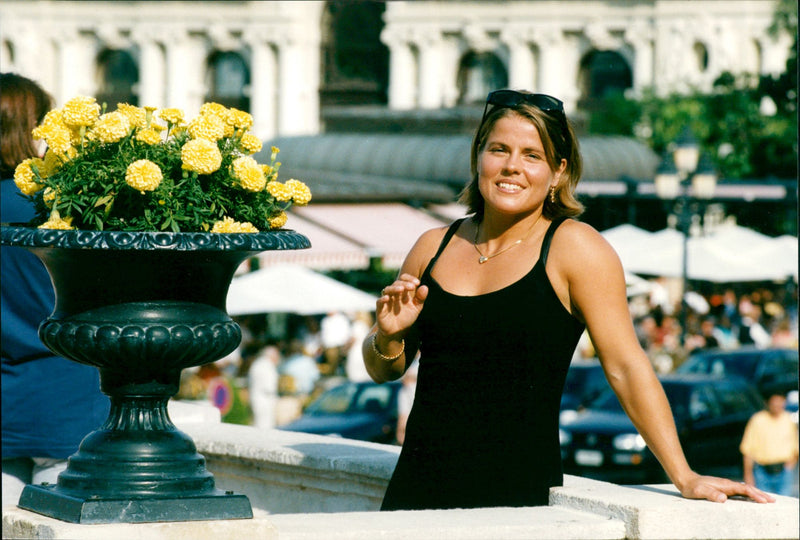Pernilla Wiberg in Monaco - Vintage Photograph