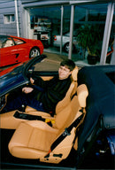 BLACK WHITE FERRARI PAUL - Vintage Photograph