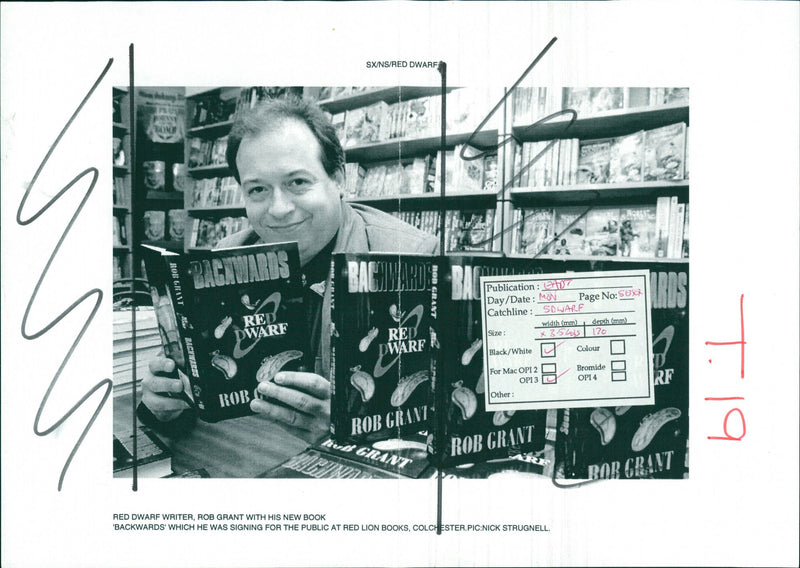 ROGERS BLACK WHITE WRITER - Vintage Photograph