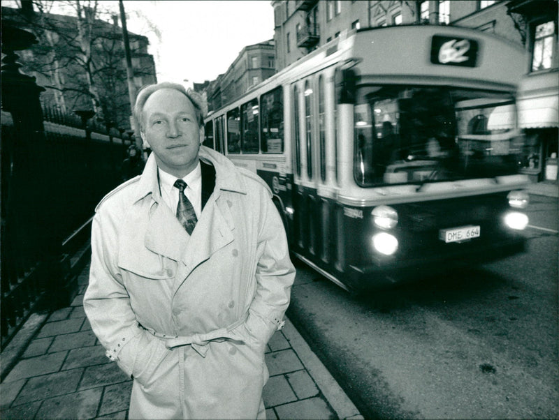 Elwe Nilsson, Politician. - Vintage Photograph