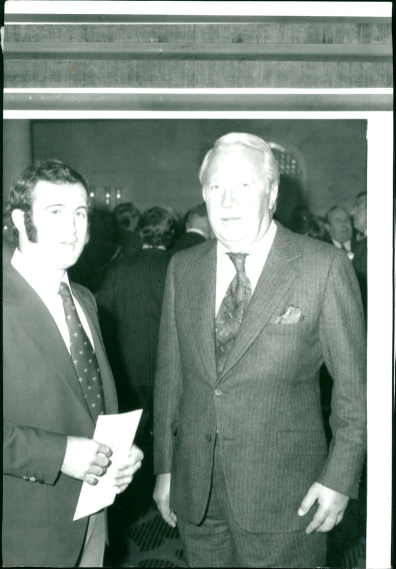 Edward Heath - Vintage Photograph