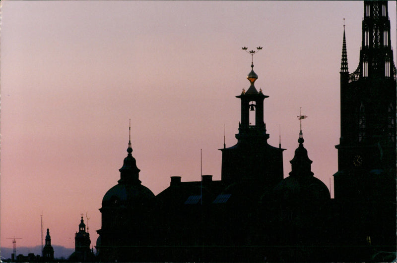 View of Stockholm. - Vintage Photograph