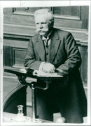Karl Staaff, Swedish Politician. - Vintage Photograph