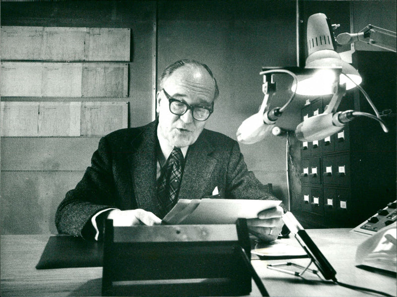 Uno Stenholm, Editor - Vintage Photograph