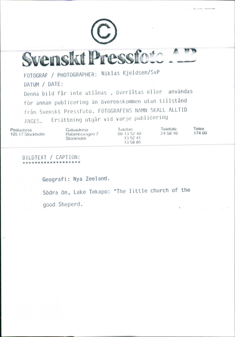 New Zealand - Vintage Photograph