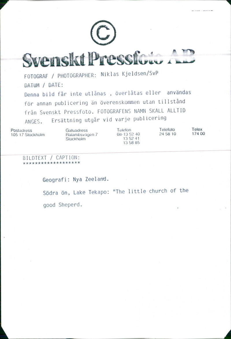 New Zealand - Vintage Photograph