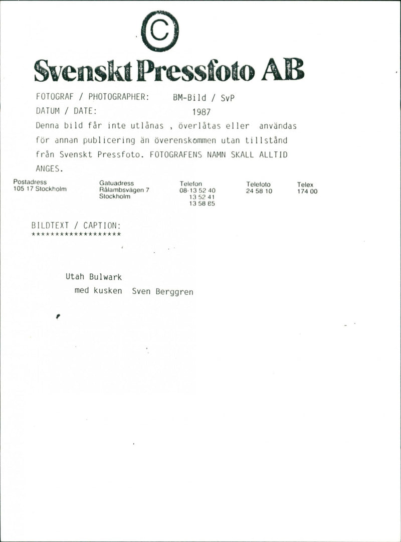 Utah Bulwark - Vintage Photograph