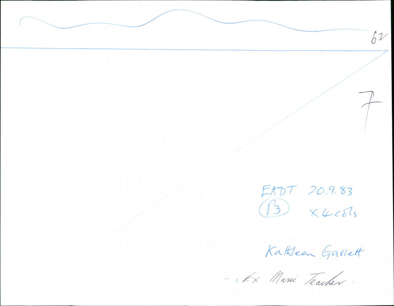 MARIE MUSIC - Vintage Photograph