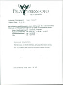 Paul Harrington and Charlie McGettigan sang the winning song Rock'n'-roll kids. Here together with the copywriter Brendan Graham - Vintage Photograph