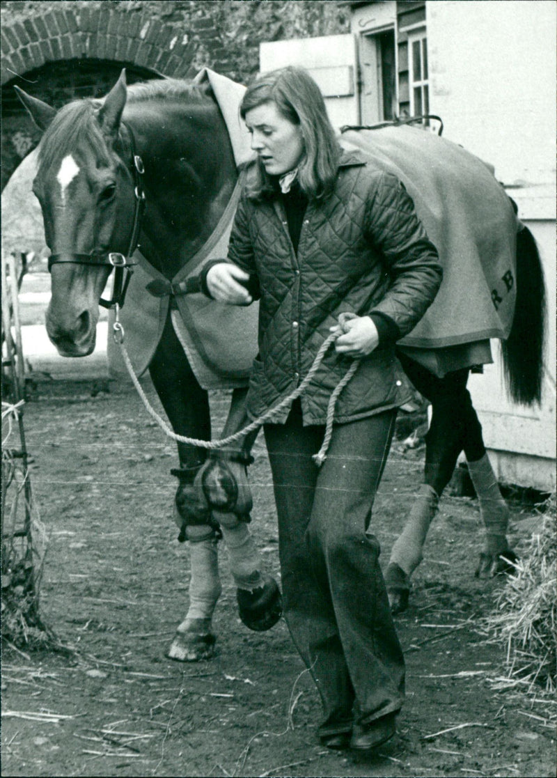 Charlotte Brew, Horse racing jockey - Vintage Photograph
