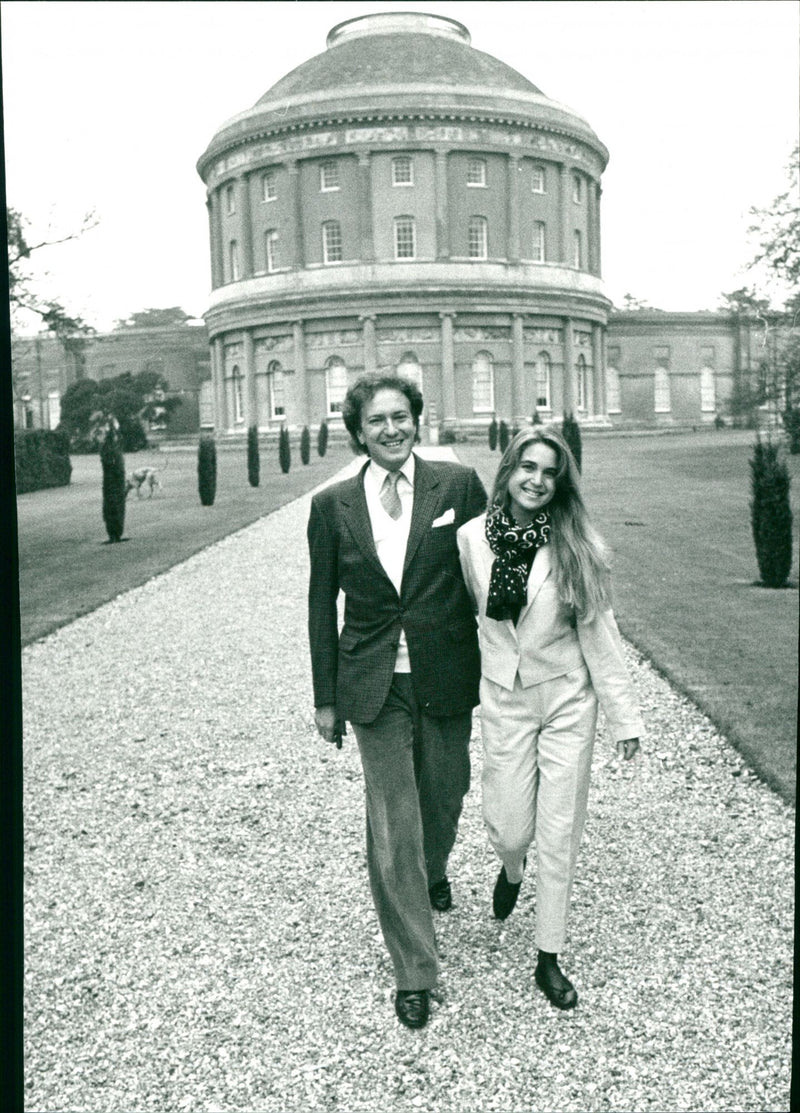 John Hervey, 7th Marquess of Bristol and his wife, Francesca Fisher - Vintage Photograph