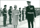 John Anthony Alexander Rous, 4th Earl of Stradbroke with Queen Elizabeth II - Vintage Photograph