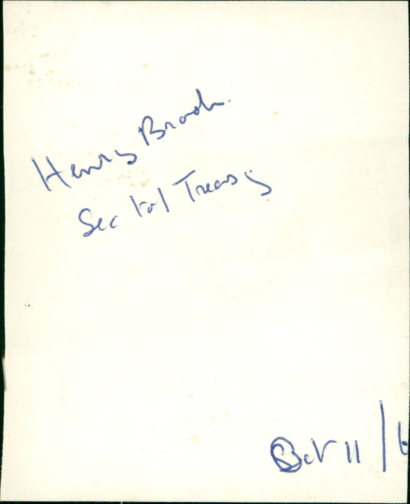 Henry Brooke, British judge. - Vintage Photograph