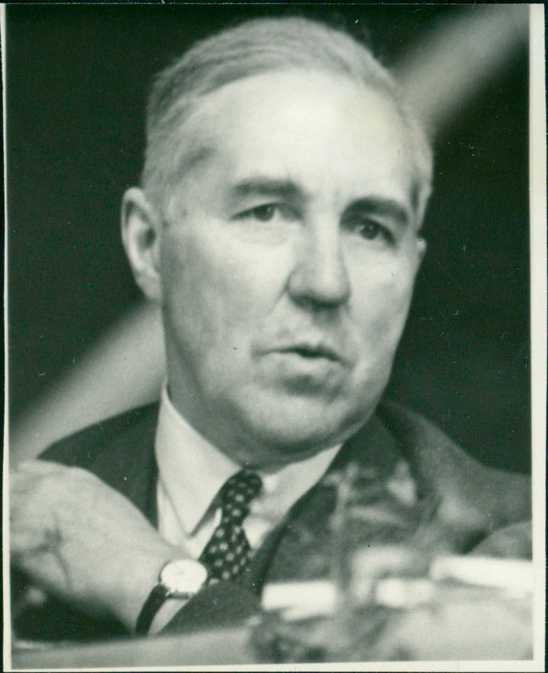 Henry Brooke, British judge. - Vintage Photograph