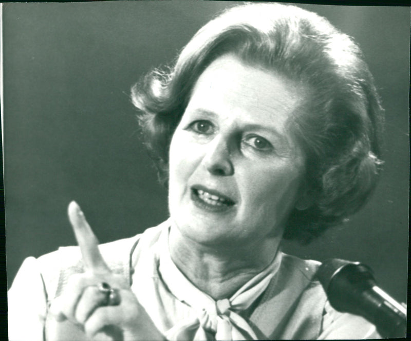 Margaret Thatcher - Vintage Photograph