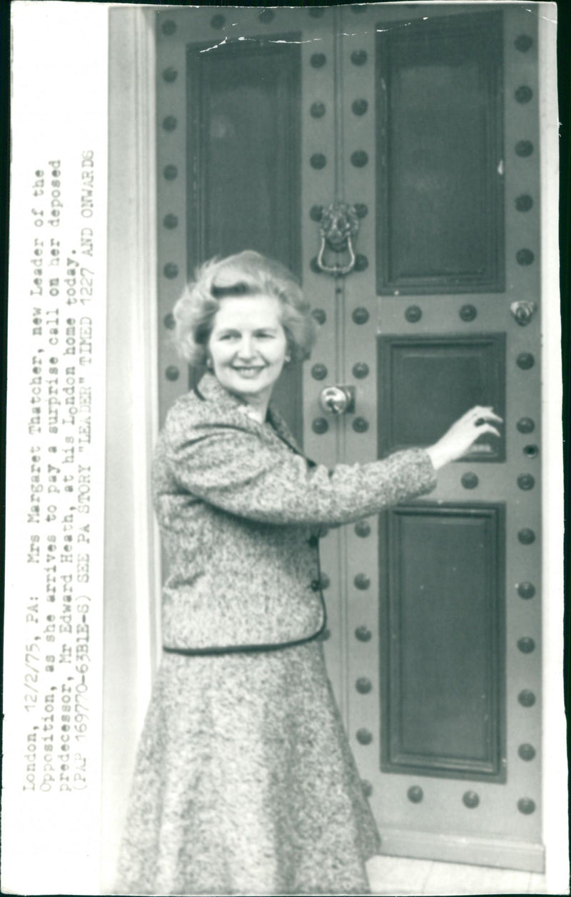 Margaret Thatcher - Vintage Photograph