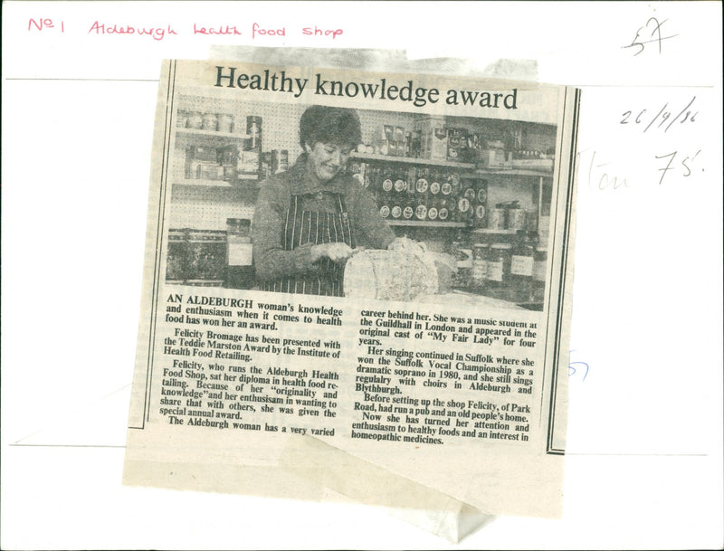 1980 LADY MUSIC CAREER - Vintage Photograph