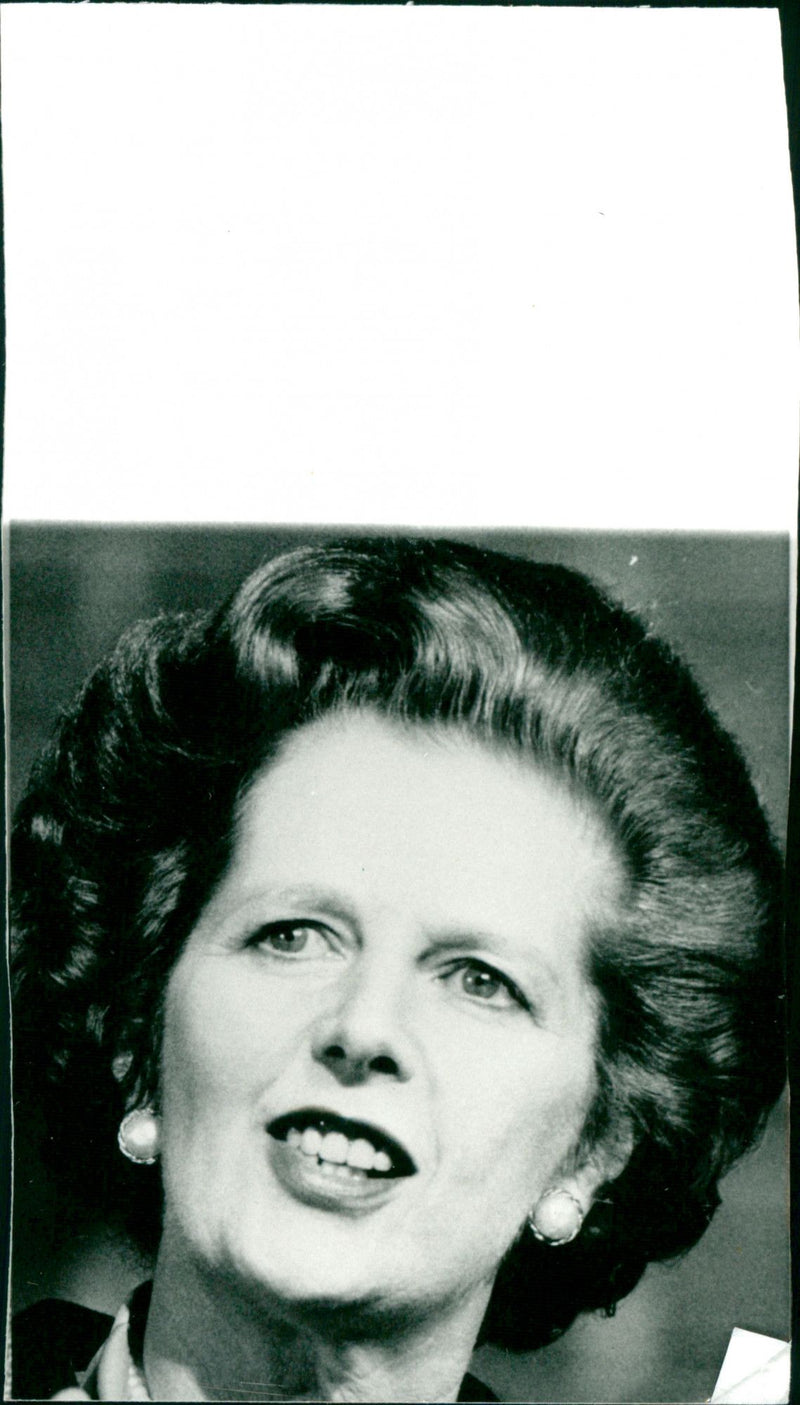 Margaret Thatcher - Vintage Photograph