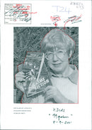 BLACK WHITE VISIT WRITER - Vintage Photograph