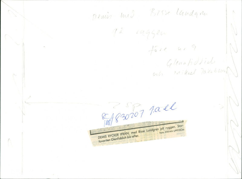Britta"Bisse" Lundgren - Vintage Photograph