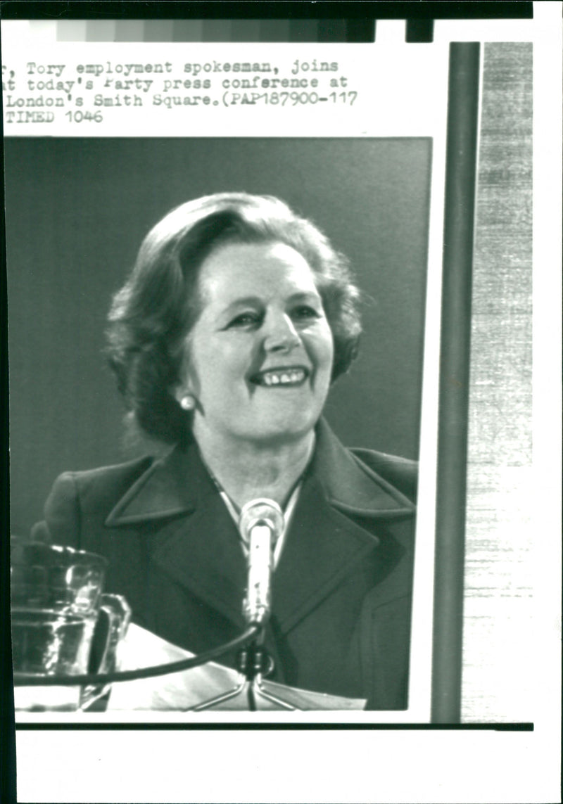 Margaret Thatcher - Vintage Photograph